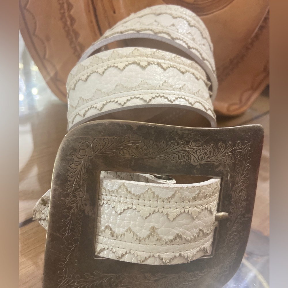 Vintage Leather Belt sz M